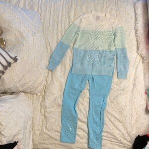 Children’s Place sweater and legging set mediums worn once